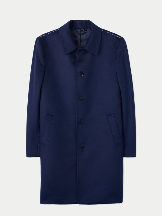 Men’s Single-Breasted Cashmere Coat