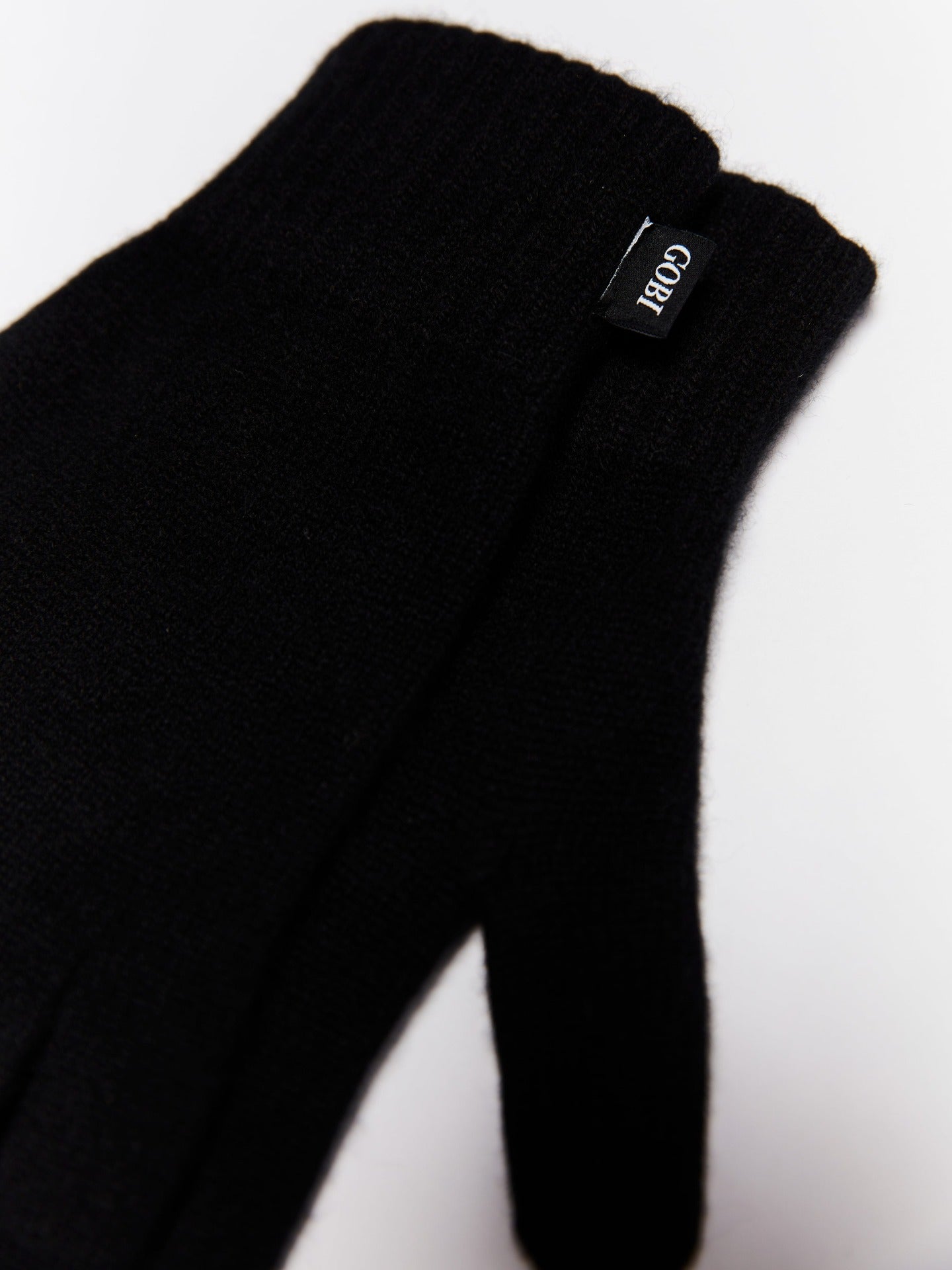 Men's Cashmere Gloves Black - Gobi Cashmere