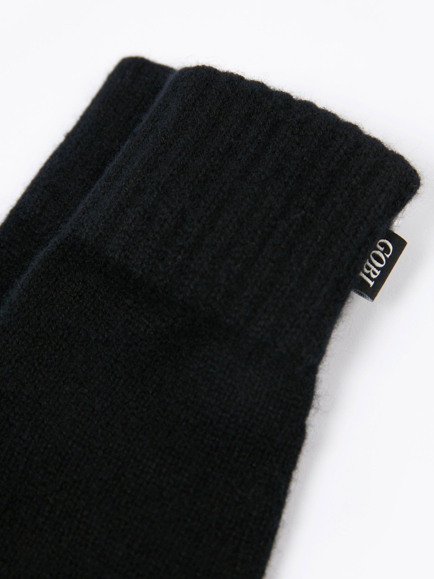 Women's Cashmere Gloves Black - Gobi Cashmere