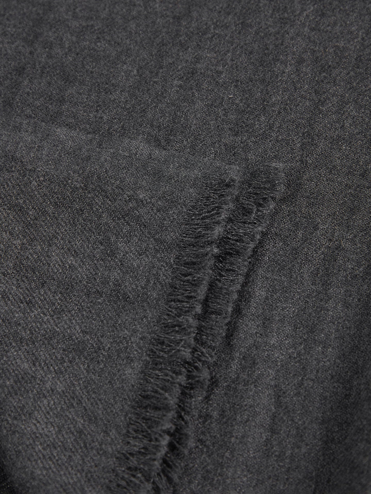 Women's Cashmere Lightweight Woven Scarf Charcoal - Gobi Cashmere