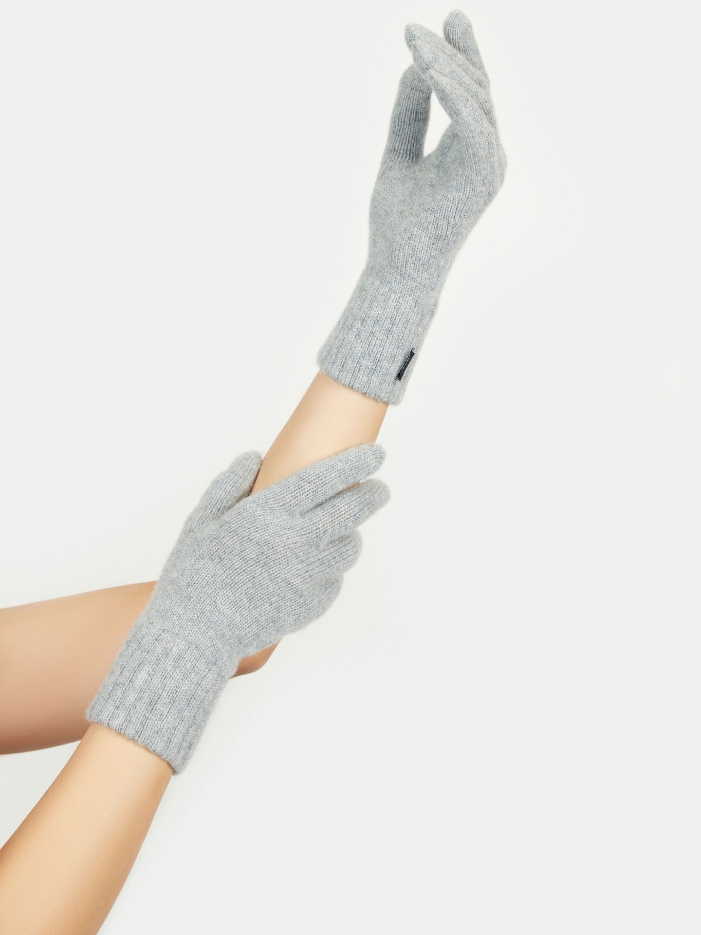 Women's Cashmere Gloves Light Gray - Gobi Cashmere