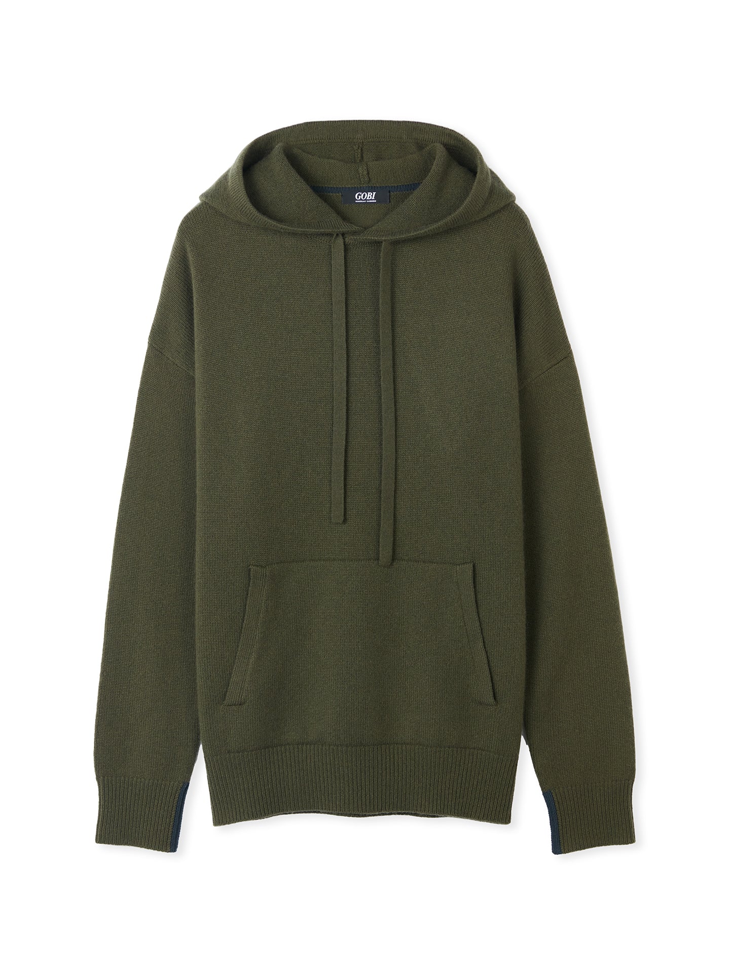 Men's Cashmere Pullover Capulet Olive - GOBI Cashmere 